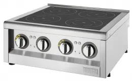 Photo 2 - Plaque de cuisson à induction monophasé 4 zones 2 x 3 kw à poser - buffalo - fu219 - Buffalo - FU219