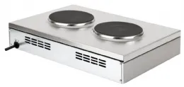 Photo 3 - Plaque de cuisson électrique monophasé 2 feux 2 x 1,5 kw - lincat - f148 - Lincat - F148