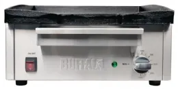 Photo 2 - Plaque de cuisson professionnelle monophasé à poser inox lisse 2,8 kw - buffalo - dc901 - Buffalo - DC901