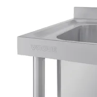 Photo 3 - Plonge égouttoir à droite inox 1500x600x900 mm - vogue - dy824 - Vogue - DY824