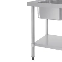 Photo 4 - Plonge égouttoir à droite inox 1500x600x900 mm - vogue - dy824 - Vogue - DY824