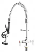 Robinet douchette monobloc avec crochet de retenue et tuyau flexible 50 cm - vogue - dl831 - Vogue - DL831