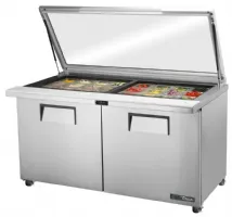 Saladette 24 bacs GN 1/6 avec couvercle en verre 338 L positive - True - FB013 - True - FB013 Saladette 24 bacs GN 1/6 avec couvercle en verre 338 L positive - True - FB013 - True - FB013