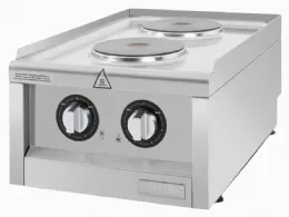 Photo 3 - Table de cuisson électrique 2 feux monophasé 3,5 kw à poser - buffalo - cu472 - Buffalo - CU472