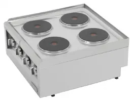 Photo 4 - Table de cuisson électrique 4 feux triphasé 7 kw à poser - buffalo - cu471 - Buffalo - CU471