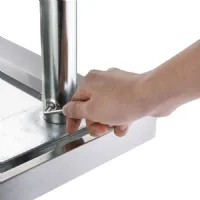 Photo 3 - Table de découpe inox 304 planche réversible 25 mm et étagère, 900x600x900 mm, épaisseur 1,2 mm - vogue - cb911 - Vogue - CB911