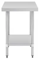 Photo 2 - Table de préparation inox 304 sans dosseret avec étagère 600x600x900 mm - vogue - t389 - Vogue - T389