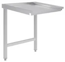 Photo 2 - Table de sortie droite pour lave-vaisselle à capot 600x650x880 mm - vogue - gj534 - Vogue - GJ534