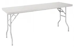 Table de travail pliante inox 1830x610x780 mm - vogue - fn289 - Vogue - FN289