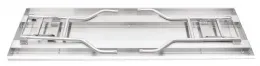 Photo 2 - Table de travail pliante inox 1830x610x780 mm - vogue - fn289 - Vogue - FN289