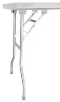 Photo 4 - Table de travail pliante inox 1830x610x780 mm - vogue - fn289 - Vogue - FN289