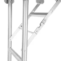 Photo 4 - Table de travail pliante inox 430 avec étagère 150 kg 1830x760x780 mm - vogue - dr195 - Vogue - DR195
