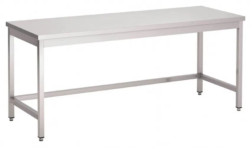 Table inox 430 sans étagère basse 1400x700x850 mm - gastro m - gn109 - Gastro m - GN109