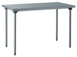 Table inox avec dosseret et étagère 1600x700x900 mm - tournus - cx548 - Tournus - CX548