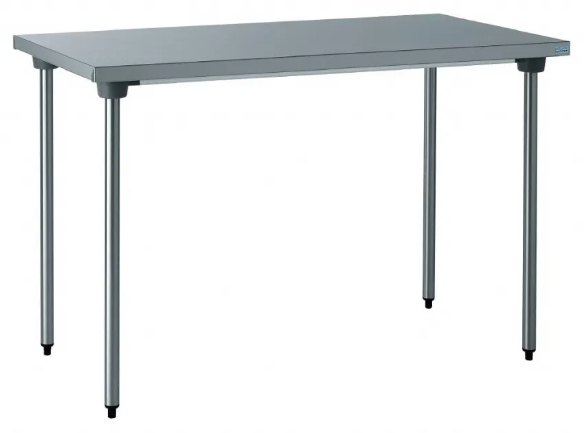 Table inox avec dosseret et étagère 1600x700x900 mm - tournus - cx548 - Tournus - CX548