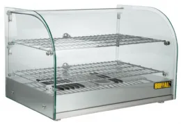 Vitrine chauffante de comptoir 45 l 2 niveaux 554 mm - buffalo - ck916 - Buffalo - CK916 Vitrine chauffante de comptoir 45 l 2 niveaux 554 mm - buffalo - ck916 - Buffalo - CK916
