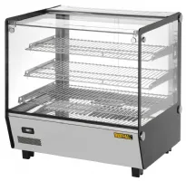 Photo 2 - Vitrine chauffante de comptoir carrée 120 l 3 niveaux - buffalo - hw923 - Buffalo - HW923