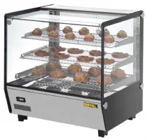 Photo 4 - Vitrine chauffante de comptoir carrée 120 l 3 niveaux - buffalo - hw923 - Buffalo - HW923