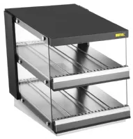 Vitrine chauffante inclinée à glissière 2 niveaux 600 mm monophasé - buffalo - hw925 - Buffalo - HW925 Vitrine chauffante inclinée à glissière 2 niveaux 600 mm monophasé - buffalo - hw925 - Buffalo - HW925