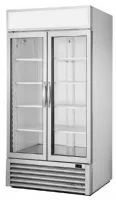 Vitrine positive 2 portes vitrées argent 991 L - True - CW389 - True - CW389 Vitrine positive 2 portes vitrées argent 991 L - True - CW389 - True - CW389