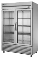 Vitrine réfrigérée argent 2 portes vitrées positive 1375 mm - True - FB002 - True - FB002 Vitrine réfrigérée argent 2 portes vitrées positive 1375 mm - True - FB002 - True - FB002