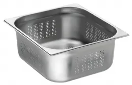 Bac GN perforé 2/3 P150, 13 litres, perforations pour cuisson vapeur et égouttage - Bartscher - A103150 Bac GN perforé 2/3 P150, 13 litres, perforations pour cuisson vapeur et égouttage - Bartscher - A103150