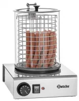 Appareil hot-dogs cylindre verre ø 195 mm réservoir eau 1,25 l régulation température 90 °c 1 kw - bartscher - a120401 - Bartscher - A120401