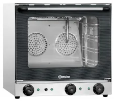Photo 7 - Four convection professionnel at120 monophasé 2 niveaux commande mécanique auto-nettoyage grilles gn1/1 - bartscher - a120788 - Bartscher - A120788