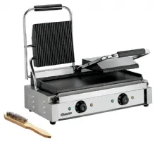 Grill contact paninis 3600 2gr double avec plaques en fonte rainurées et lisses - bartscher - a150673 - Bartscher - A150673 Grill contact paninis 3600 2gr double avec plaques en fonte rainurées et lisses - bartscher - a150673 - Bartscher - A150673