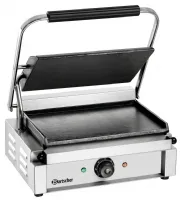 Photo 3 - Grill contact paninis 1g simple avec plaques en acier inoxydable de 410x400 mm - bartscher - a150679 - Bartscher - A150679