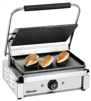Photo 6 - Grill contact paninis 1g simple avec plaques en acier inoxydable de 410x400 mm - bartscher - a150679 - Bartscher - A150679