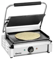 Photo 7 - Grill contact paninis 1g simple avec plaques en acier inoxydable de 410x400 mm - bartscher - a150679 - Bartscher - A150679