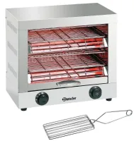 Toaster Appareil double pour toasts et gratins, 2 niveaux de 355x240 mm, 3 kW - Bartscher - A151600 Toaster Appareil double pour toasts et gratins, 2 niveaux de 355x240 mm, 3 kW - Bartscher - A151600