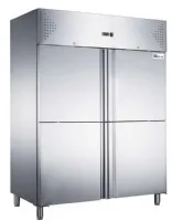 Armoire réfrigérateur positive professionnelle 4 portes pleines 1400 L tropicalisée - Afi-Collin-Lucy - AA14PPNM