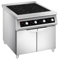 Plaque induction 4 zones de cuisson 5,0 kw sur coffre 2 portes - virtus - aca1021 - Virtus group - ACA1021