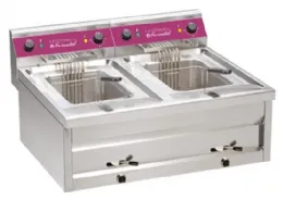 Friteuse professionnelle Triphasé 2 x 9 L - Furnotel - ACFE29