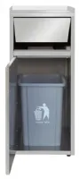 Photo 3 - Refroidisseur de déchets professionnel - poubelle snack, 500x530x1200+25mm - skyrainbow - ad6000 - Skyrainbow - AD6000