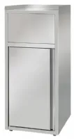 Refroidisseur de déchets professionnel - Poubelle snack, 500x530x1200+25mm - Skyrainbow - AD6000 - SKYRAINBOW - AD6000