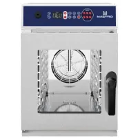 Four mixte professionnel électrique digital à vapeur directe nettoyage automatique, 6x gn 1/1, triphasé - virtus - aib0054 - Virtus group - AIB0054