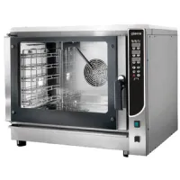 Four mixte professionnel électrique 4 niveaux gn 1/1 60x40 cm vapeur directe et système de nettoyage triphasé - virtus - aib0070 - Virtus group - AIB0070