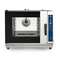 Four mixte professionnel à gaz digital à vapeur directe nettoyage automatique, 4 niveaux gn 1/1 ou 600x400 mm - virtus - aic0104 - Virtus group - AIC0104 Four mixte professionnel à gaz digital à vapeur directe nettoyage automatique, 4 niveaux gn 1/1 ou 600x400 mm - virtus - aic0104 - Virtus group - AIC0104