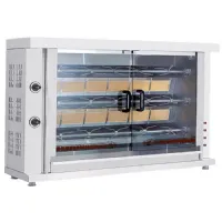Rôtissoire professionnelle à gaz avec éclairage, 3 broches pour 12-15 poulets - virtus - ajd0041 - Virtus group - AJD0041 Rôtissoire professionnelle à gaz avec éclairage, 3 broches pour 12-15 poulets - virtus - ajd0041 - Virtus group - AJD0041