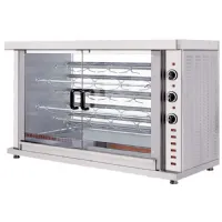 Rôtissoire professionnelle électrique avec éclairage, 5 broches pour 20-25 poulets triphasé - virtus - ajd0052 - Virtus group - AJD0052 Rôtissoire professionnelle électrique avec éclairage, 5 broches pour 20-25 poulets triphasé - virtus - ajd0052 - Virtus group - AJD0052