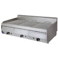 Barbecue pierre de lave à gaz à eau de table, 3 zones, 1130x700x300 mm - virtus - ajz0031 - Virtus group - AJZ0031 Barbecue pierre de lave à gaz à eau de table, 3 zones, 1130x700x300 mm - virtus - ajz0031 - Virtus group - AJZ0031