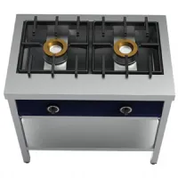 Réchaud cuiseur de crêpes 2 brûleurs gaz 16 kw - virtus - aoz0022 - Virtus group - AOZ0022