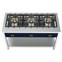 Réchaud cuiseur à crêpes gaz 3 brûleurs de 8 kW chacun - Virtus - AOZ0023 - VIRTUS GROUP - AOZ0023