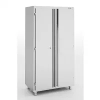 Armoire de rangements inox à portes battantes 600x600x1900 mm - eratos - apb-60 - Eratos - APB-60