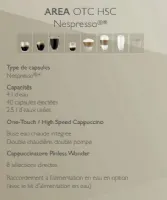 Photo 3 - Machine à café professionnelle nespresso – système à capsules - Saeco - Area OTC HSC NES