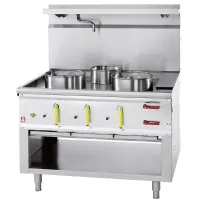Fourneau wok professionnel gaz 3 zones 58,9 kw - diamond promo - asia2-c3r/11 - Diamond promo - ASIA2-C3R/11 Fourneau wok professionnel gaz 3 zones 58,9 kw - diamond promo - asia2-c3r/11 - Diamond promo - ASIA2-C3R/11