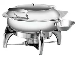 Chafing dish rond couvercle hublot 6L 525x465x400 mm - Atosa - AT52293 - ATOSA - AT52293 Chafing dish rond couvercle hublot 6L 525x465x400 mm - Atosa - AT52293 - ATOSA - AT52293